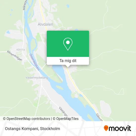 Ostangs Kompani karta