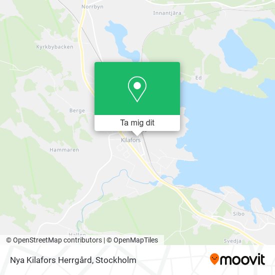 Nya Kilafors Herrgård karta