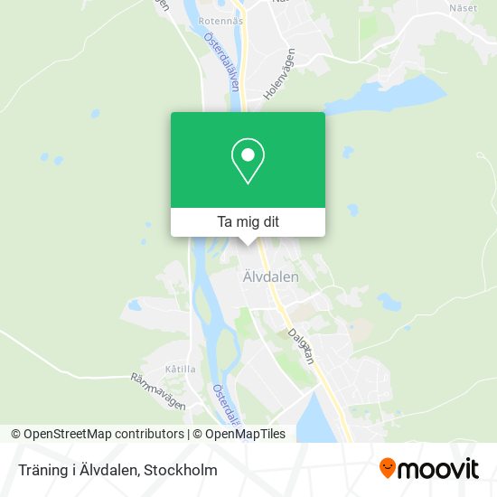 Träning i Älvdalen karta