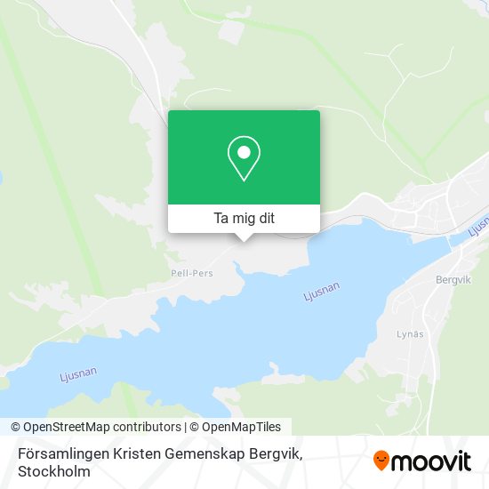 Församlingen Kristen Gemenskap Bergvik karta