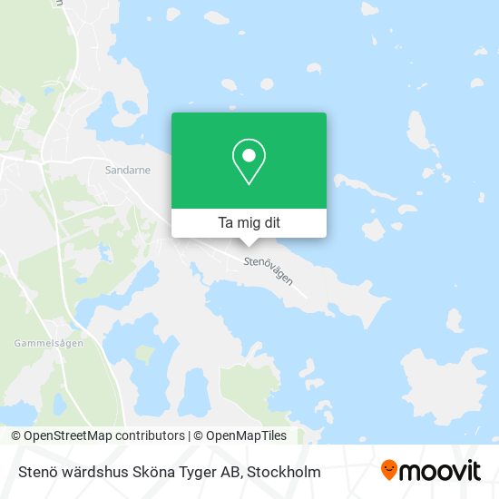 Stenö wärdshus Sköna Tyger AB karta