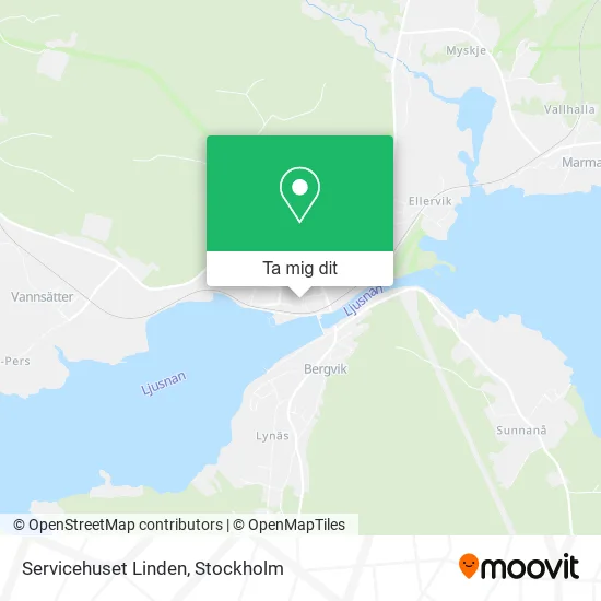 Servicehuset Linden karta