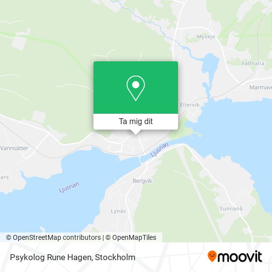 Psykolog Rune Hagen karta