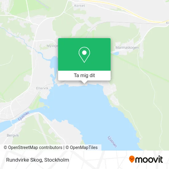 Rundvirke Skog karta