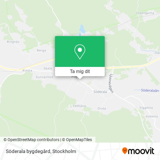 Söderala bygdegård karta