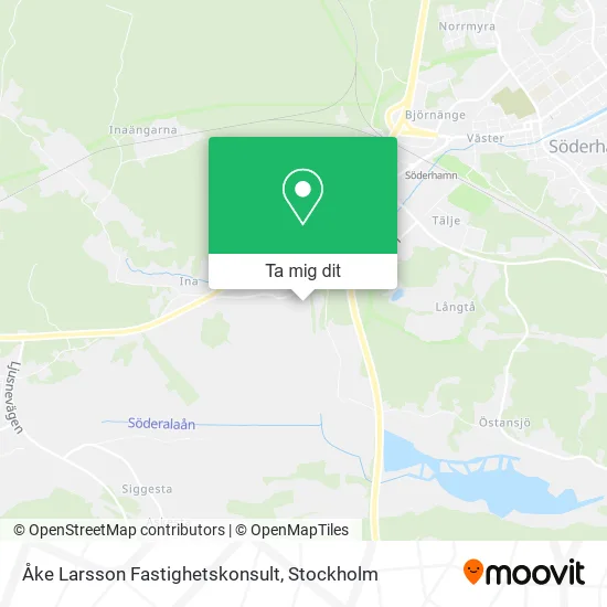 Åke Larsson Fastighetskonsult karta