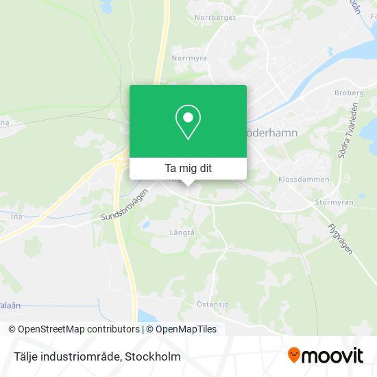 Tälje industriområde karta