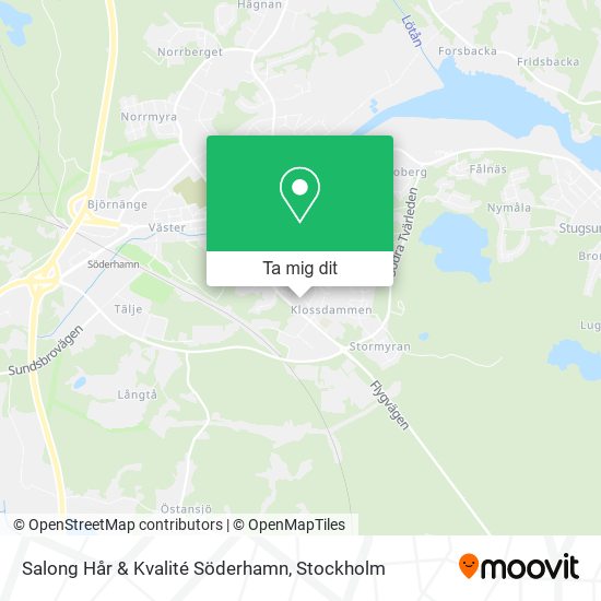 Salong Hår & Kvalité Söderhamn karta