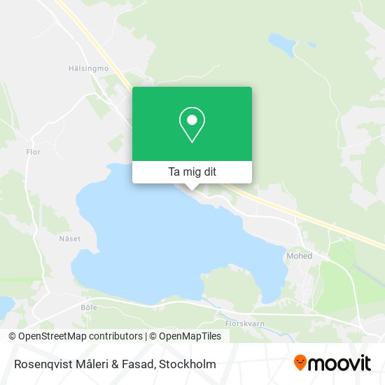 Rosenqvist Måleri & Fasad karta