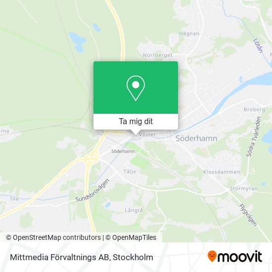 Mittmedia Förvaltnings AB karta