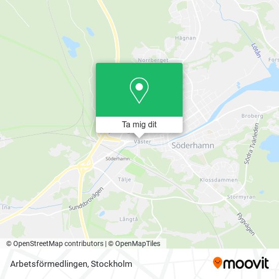 Arbetsförmedlingen karta