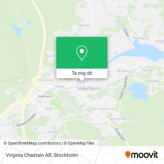 Virginia Chastain AB karta