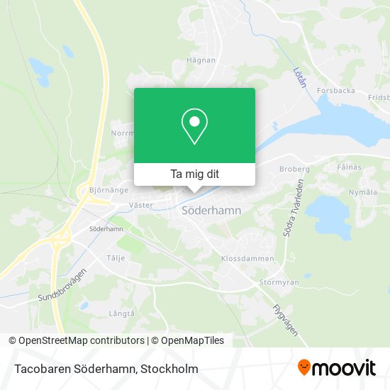 Tacobaren Söderhamn karta