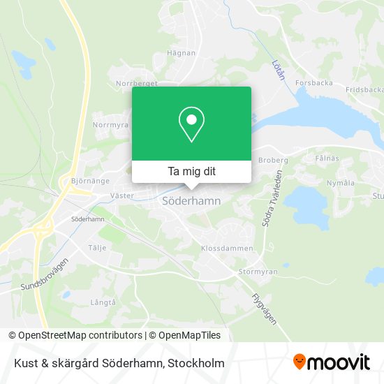 Kust & skärgård Söderhamn karta