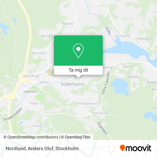 Nordlund, Anders Olof karta
