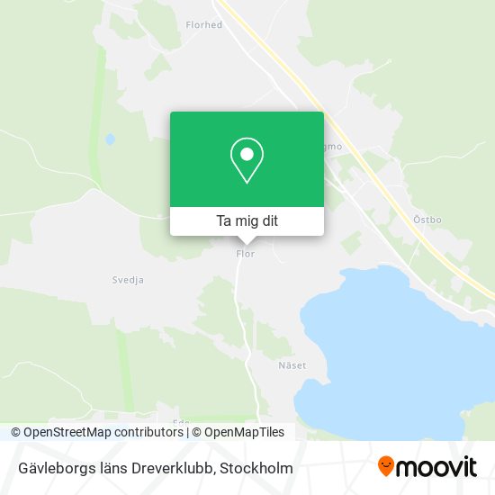 Gävleborgs läns Dreverklubb karta