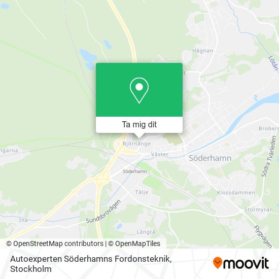 Autoexperten Söderhamns Fordonsteknik karta