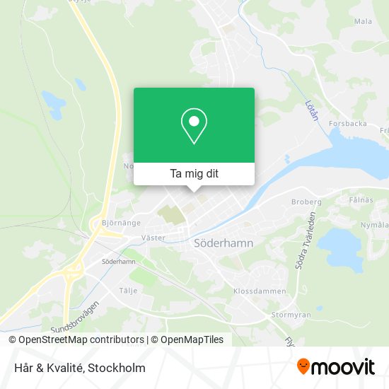 Hår & Kvalité karta