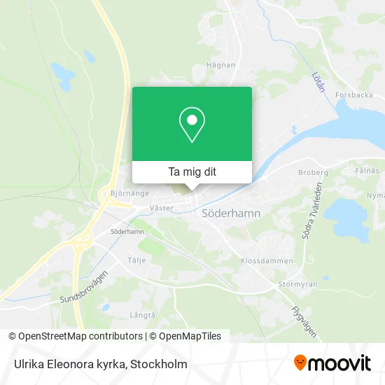 Ulrika Eleonora kyrka karta