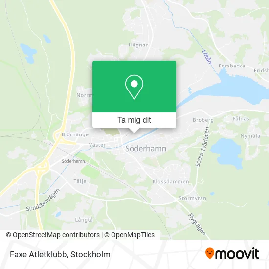 Faxe Atletklubb karta