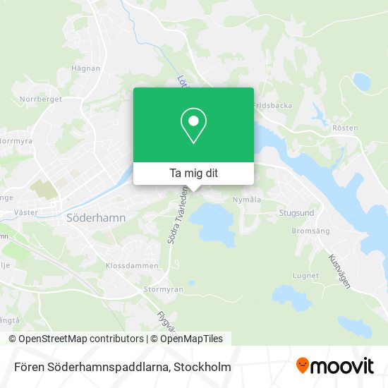 Fören Söderhamnspaddlarna karta
