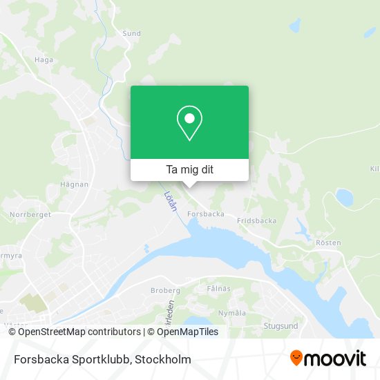 Forsbacka Sportklubb karta