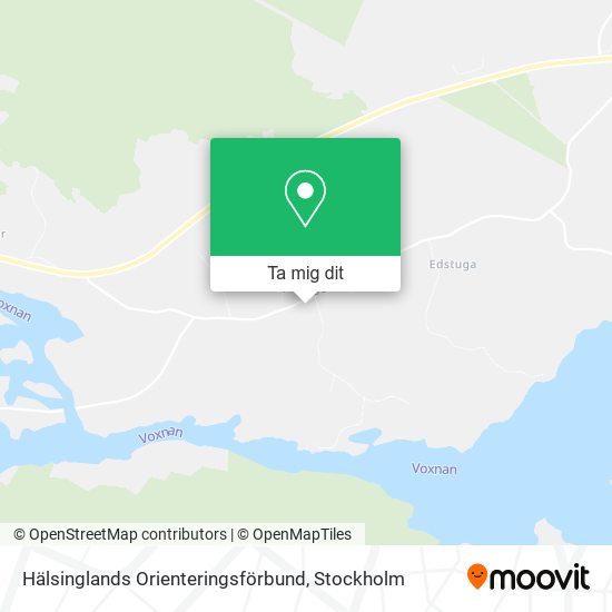 Hälsinglands Orienteringsförbund karta