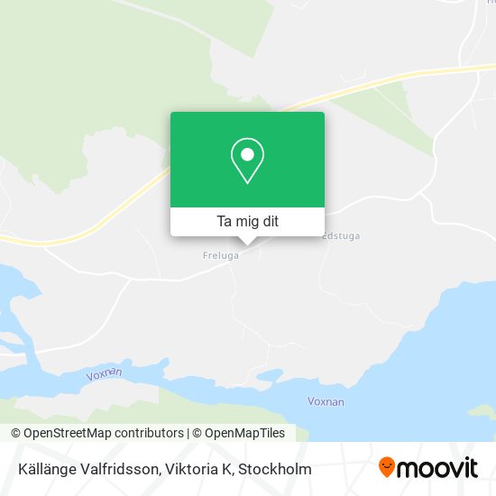 Källänge Valfridsson, Viktoria K karta