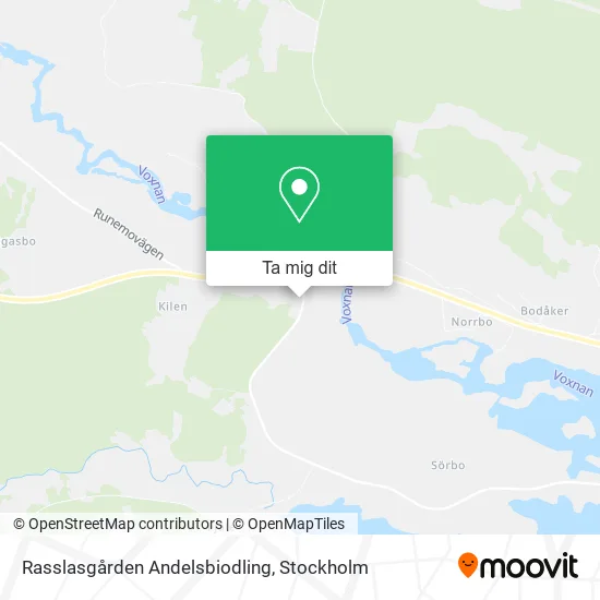 Rasslasgården Andelsbiodling karta