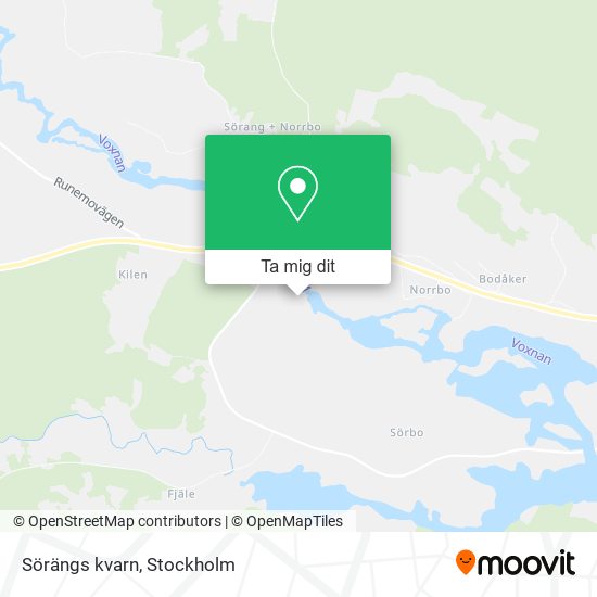 Sörängs kvarn karta