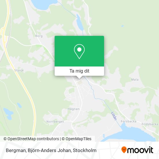 Bergman, Björn-Anders Johan karta