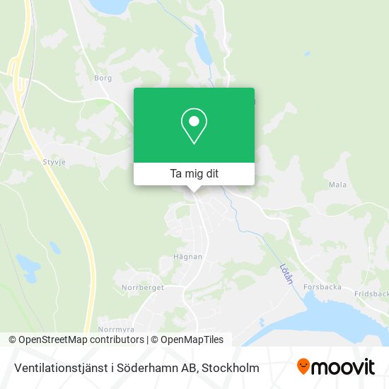 Ventilationstjänst i Söderhamn AB karta