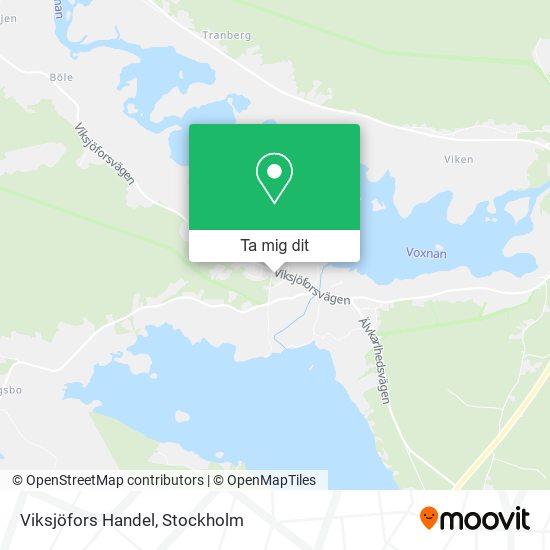 Viksjöfors Handel karta
