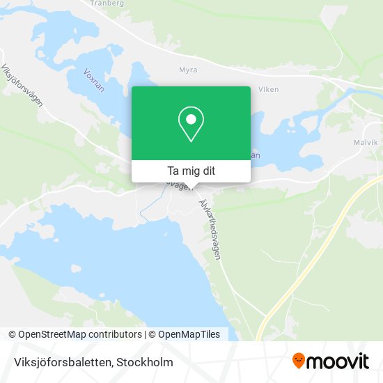 Viksjöforsbaletten karta