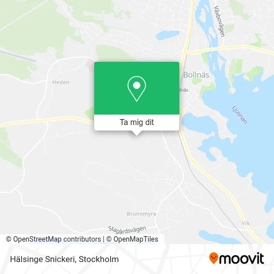 Hälsinge Snickeri karta