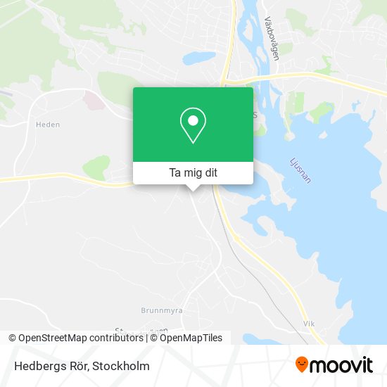 Hedbergs Rör karta