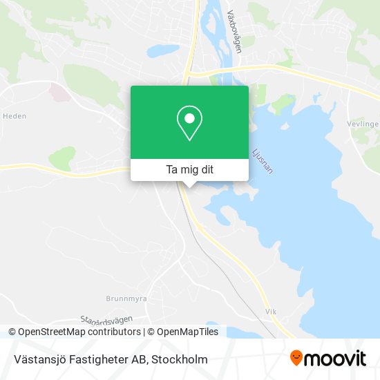 Västansjö Fastigheter AB karta