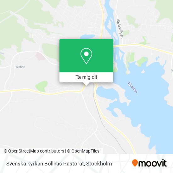 Svenska kyrkan Bollnäs Pastorat karta