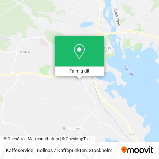 Kaffeservice i Bollnäs / Kaffepunkten karta