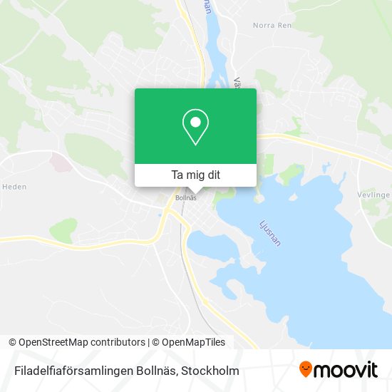 Filadelfiaförsamlingen Bollnäs karta