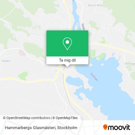 Hammarbergs Glasmästeri karta