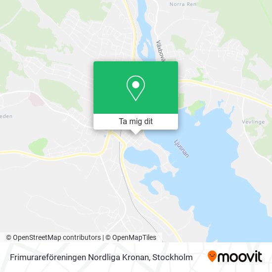 Frimurareföreningen Nordliga Kronan karta