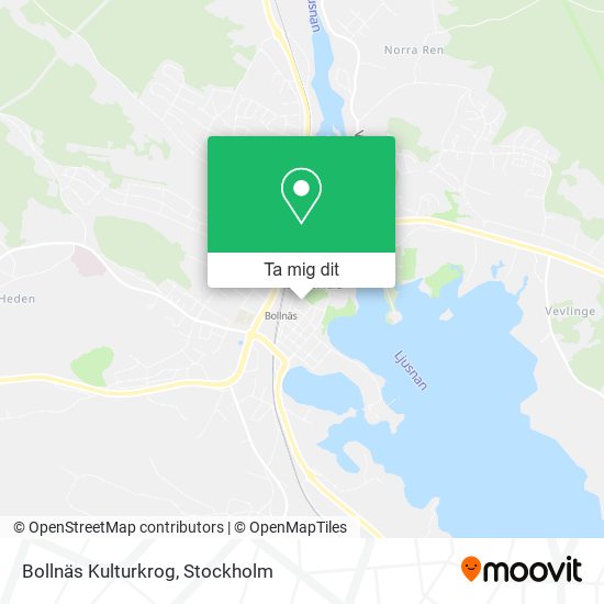Bollnäs Kulturkrog karta