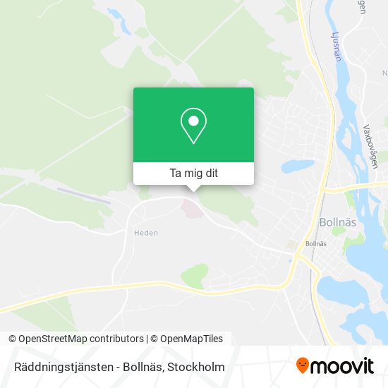 Räddningstjänsten - Bollnäs karta