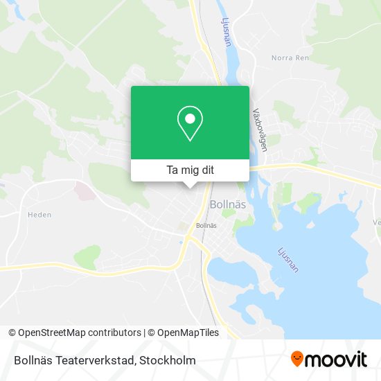 Bollnäs Teaterverkstad karta