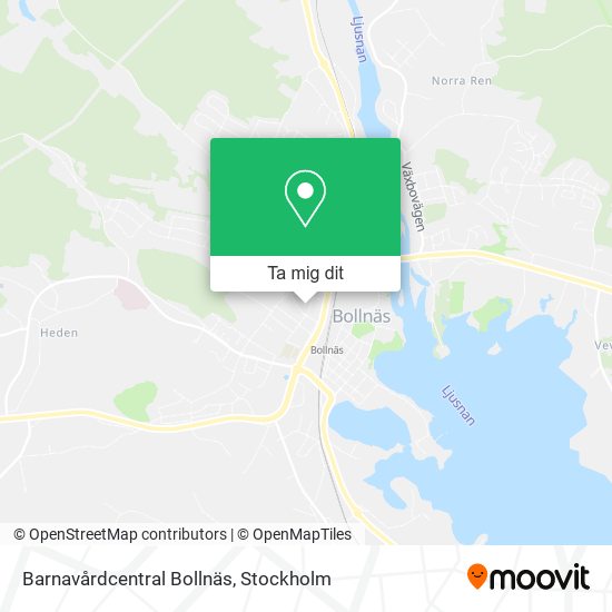 Barnavårdcentral Bollnäs karta