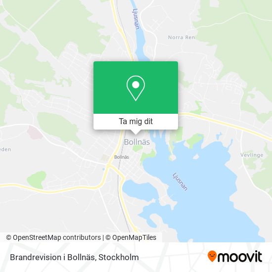 Brandrevision i Bollnäs karta