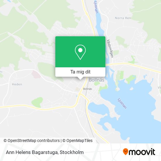 Ann Helens Bagarstuga karta