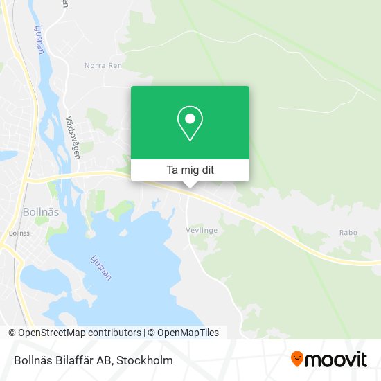 Bollnäs Bilaffär AB karta