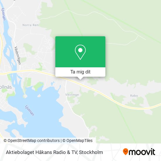 Aktiebolaget Håkans Radio & TV karta